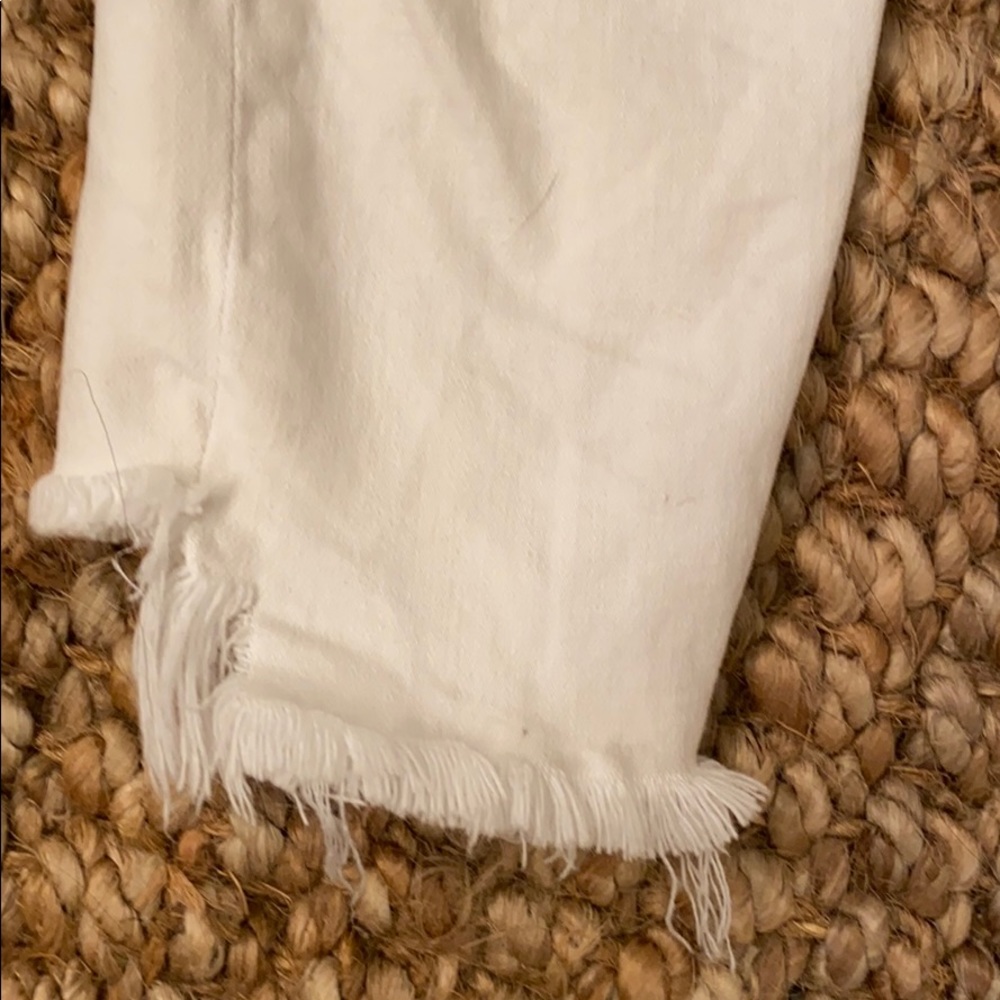 ZARA KIDS WHITE RIPPED JEANS - Picture 8 of 13